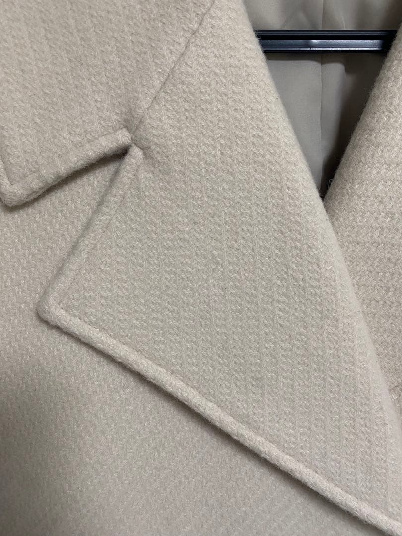 JILL by JILL STUART ホワイト ウール混合 ピーコート