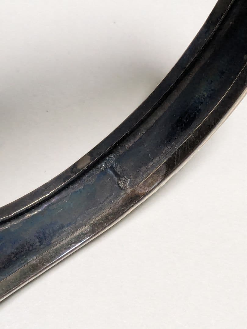 天然琥珀 バングル SV925 ヴィンテージ