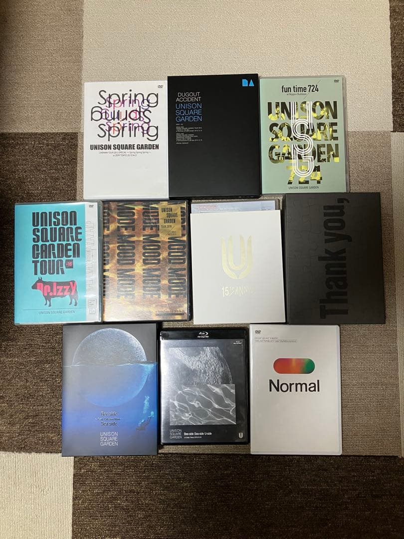 UNISON SQUARE GARDEN ライブDVD まとめ売り