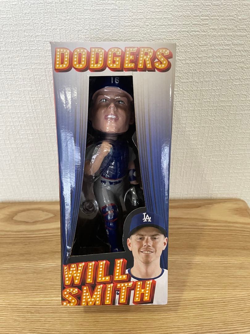 ▪️未開封▪️ロサンゼルスドジャース　ウィルスミスのボブルヘッドヘッド