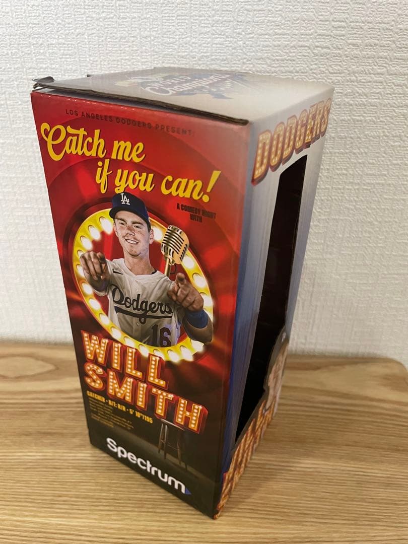 ▪️未開封▪️ロサンゼルスドジャース　ウィルスミスのボブルヘッドヘッド