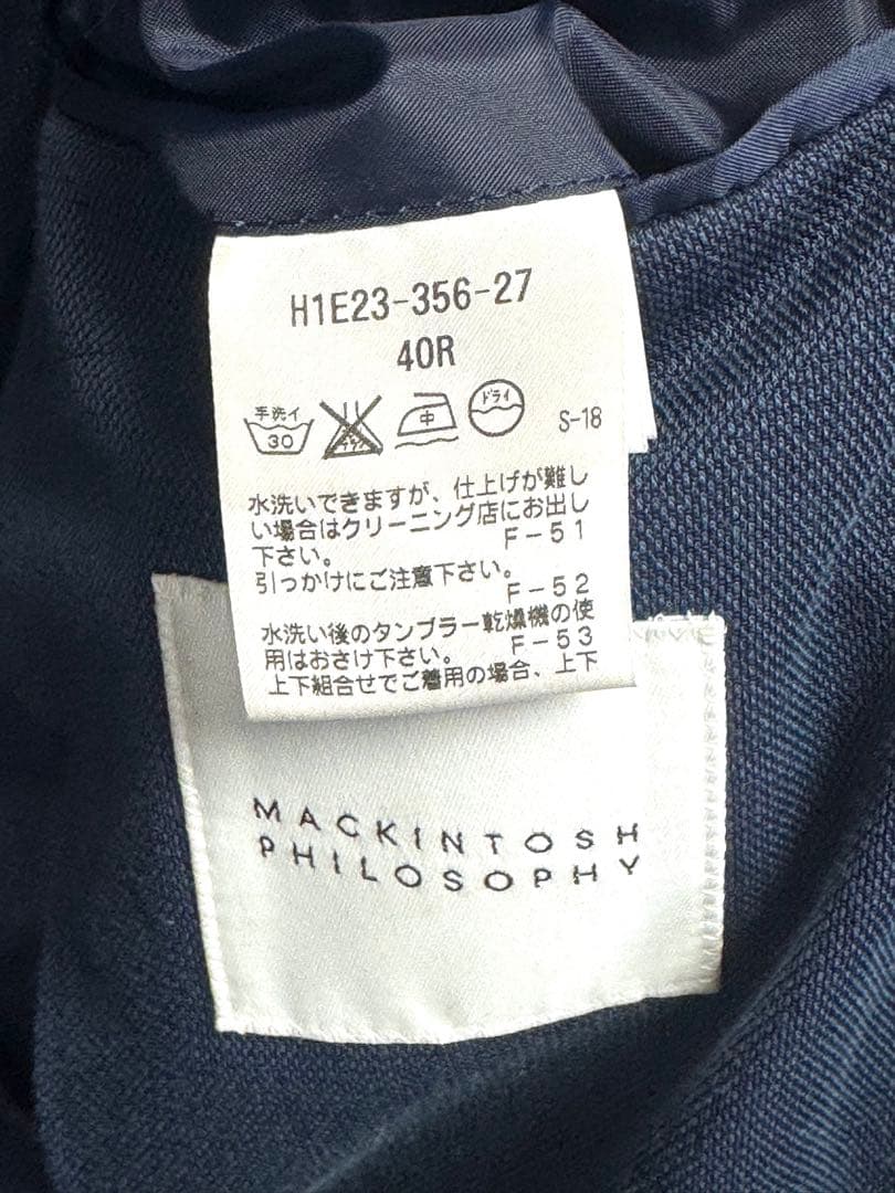 mackintosh philosophy trotter セットアップ　40R