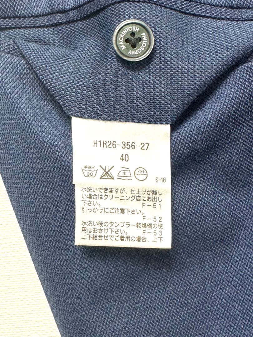 mackintosh philosophy trotter セットアップ　40R