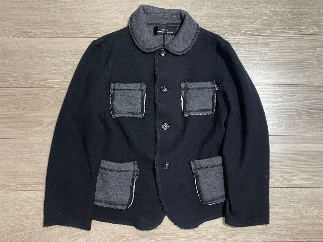 き*ん様 ギャルソン トリコ TK-J002 S ウールジャケット カーディガン