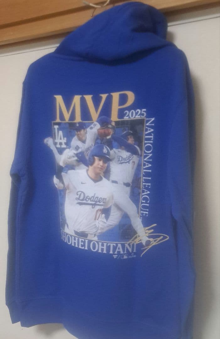 公式OHTANI リーグMVP 2025 フーディー　L タグ付　新品未使用