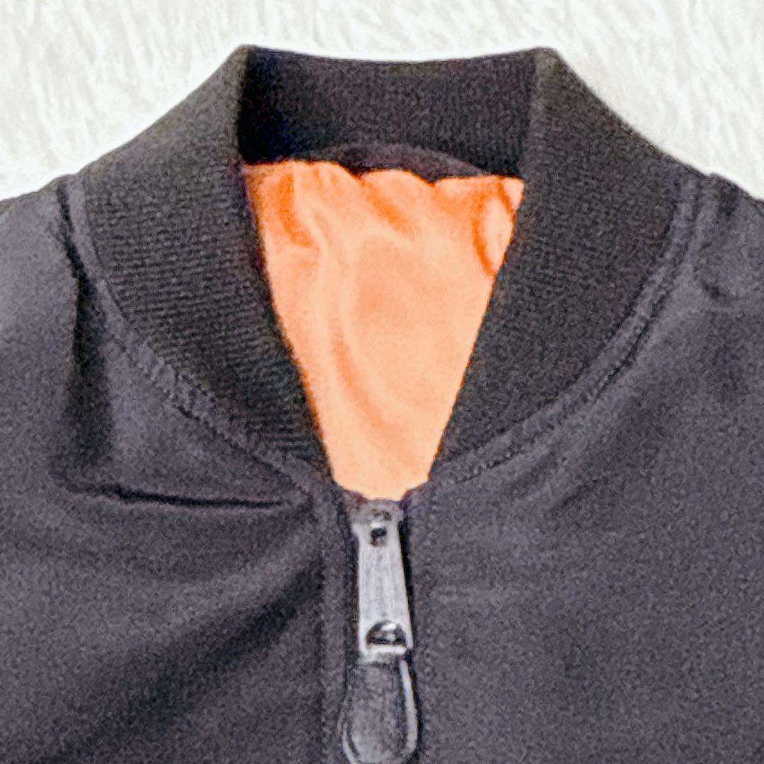 ✨美品✨ アビレックス MA-1 フライトジャケット 黒 Mリバーシブル 中綿