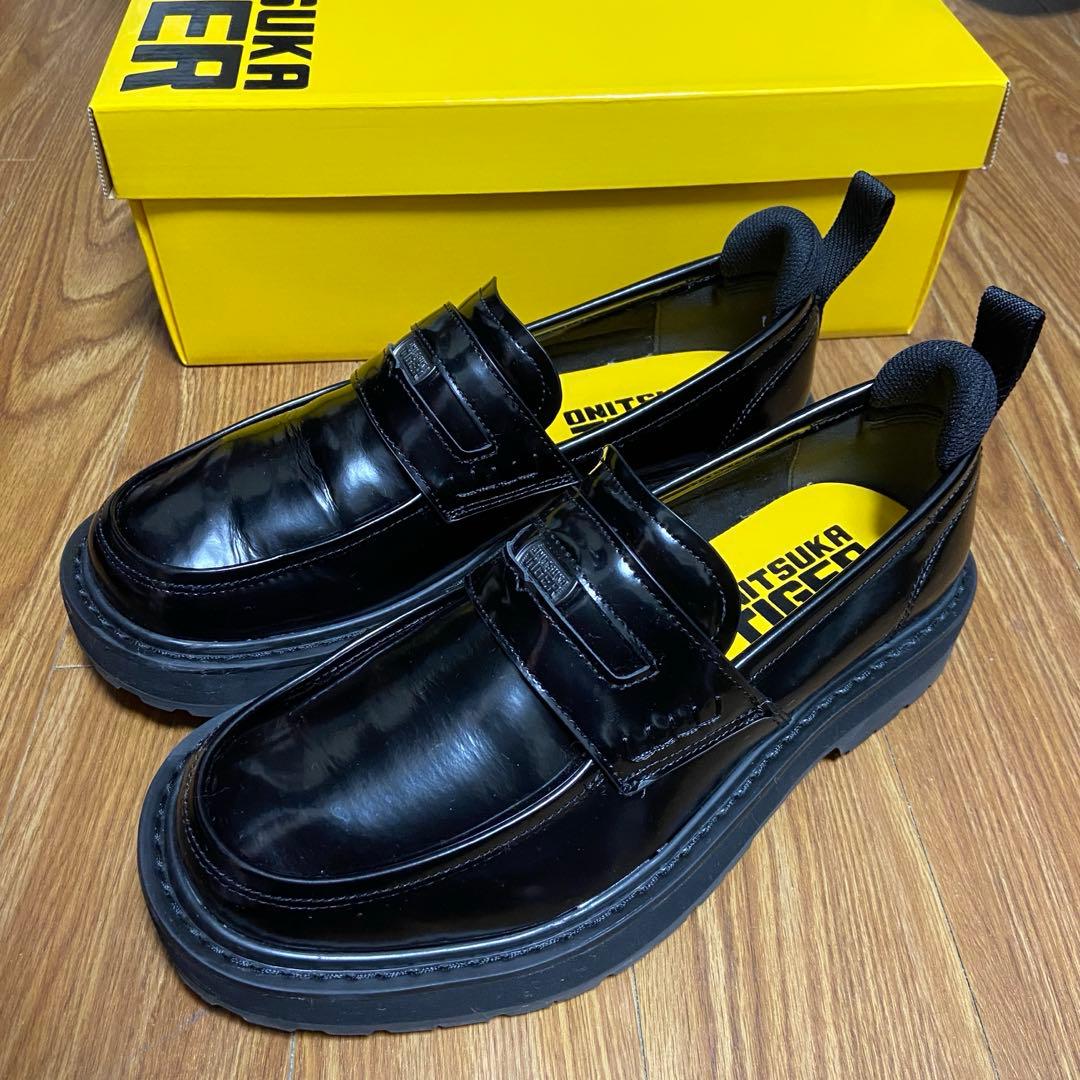 Onitsuka Tiger ブラック ローファー 26.5cm