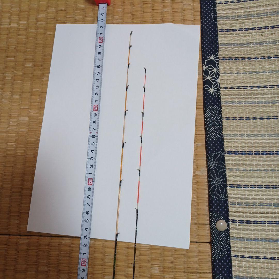 自作筏ちぬ竿　1.46m　瀬川彦次仕様グラスファイバー