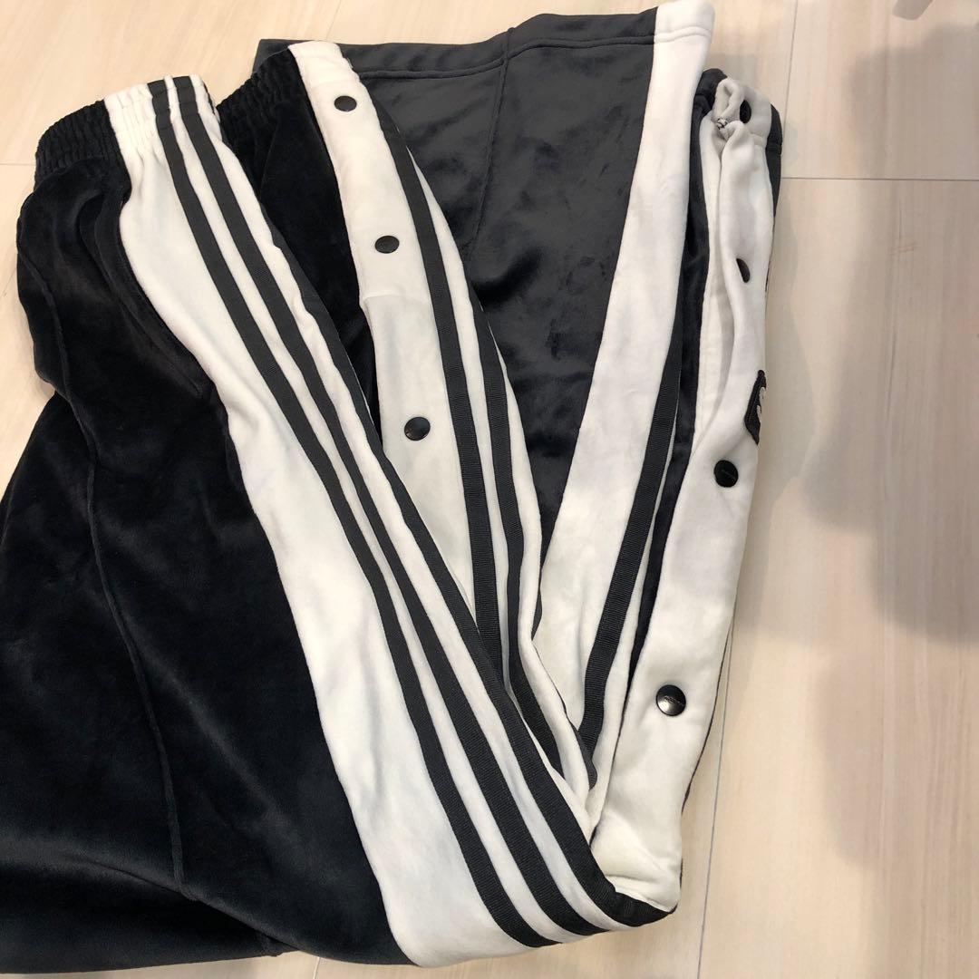 adidas アディダス　ADIBREAK アディブレイクベロアトラックパンツL