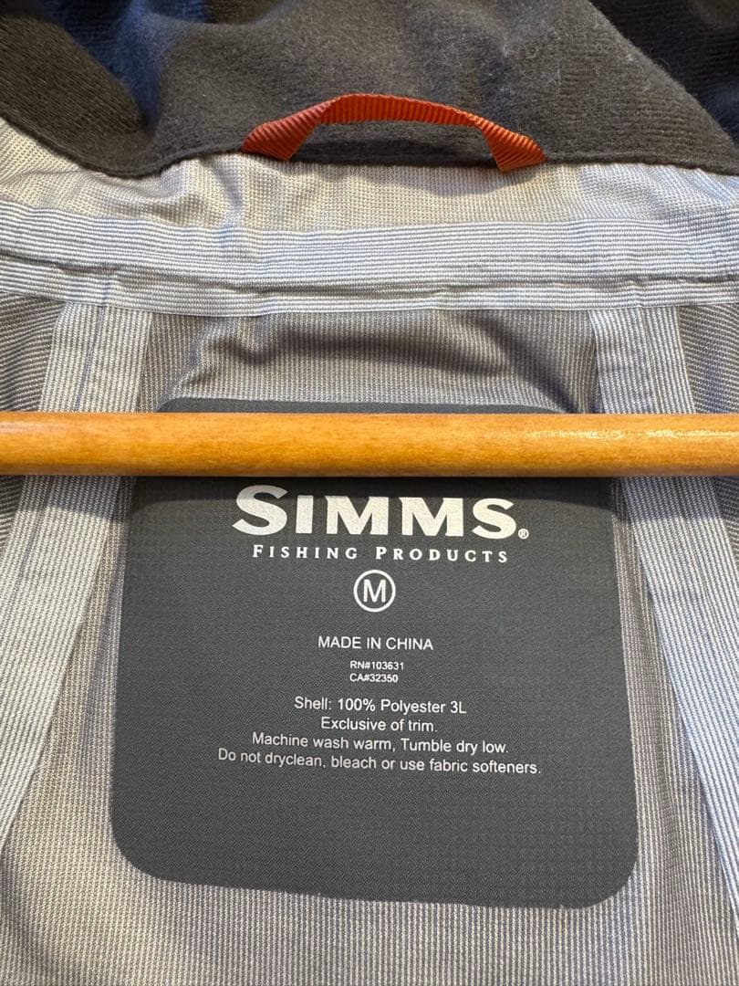【未使用】SIMMS フィッシングジャケット グレー