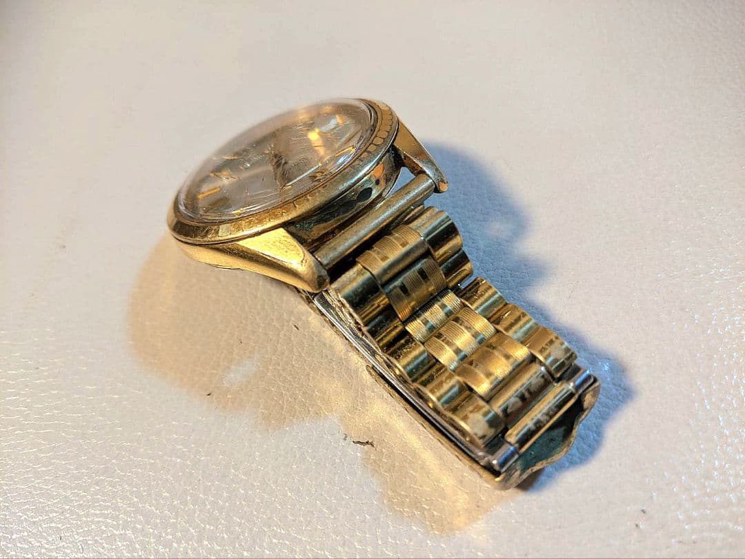 セイコー　マチック　6206-8100　ゴールド