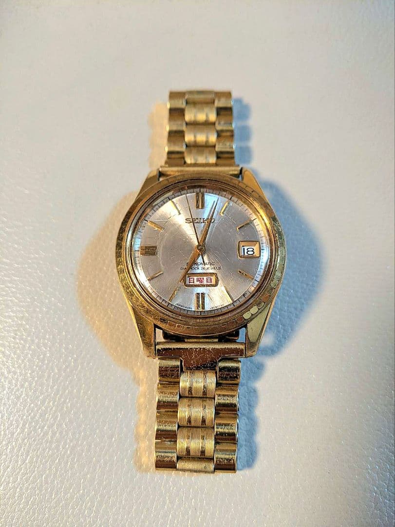 セイコー　マチック　6206-8100　ゴールド