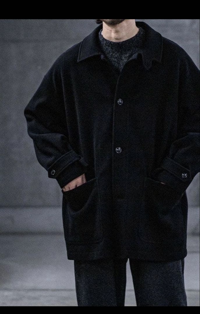 confect ウールカシミアフリースワークコート