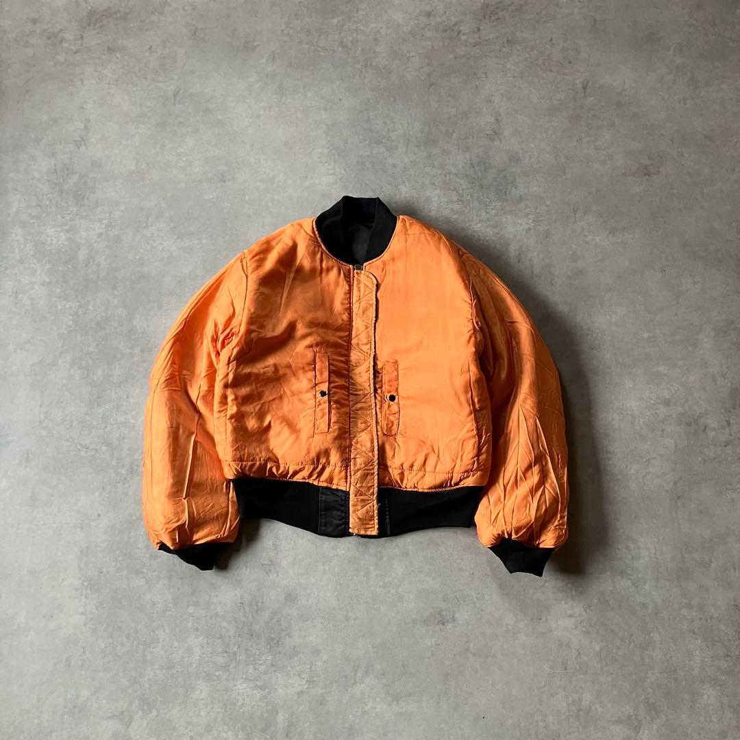 90s vintage MA-1 短丈 フライト ボンバー ジャケット y2k