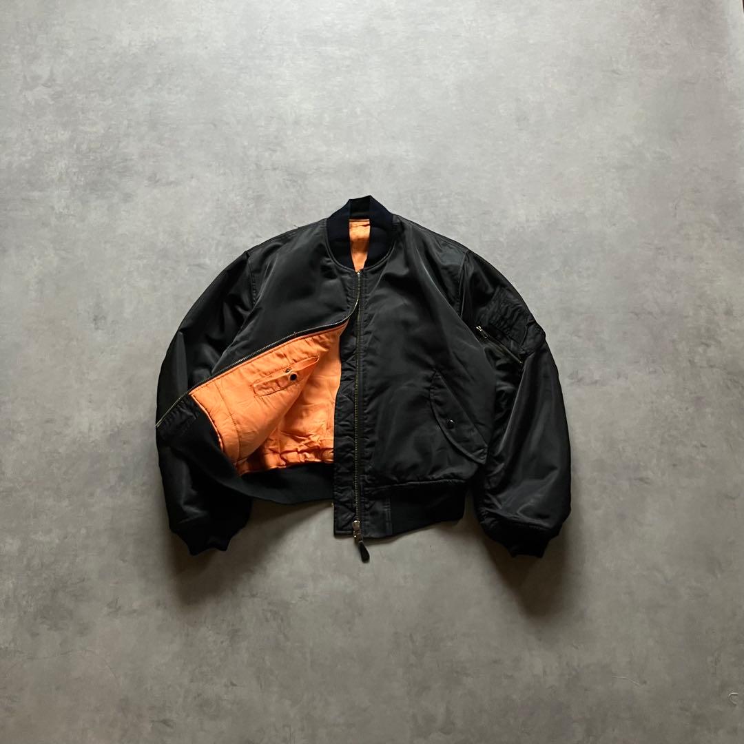 90s vintage MA-1 短丈 フライト ボンバー ジャケット y2k