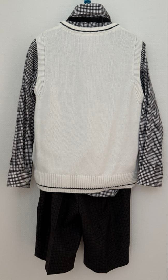 【美品】CHOPIN blue フォーマルスーツ 120男の子 ブラック