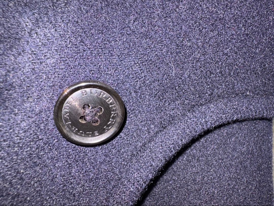 バーバリーロンドン ブルーレーベル ダッフルコート ネイビー Mサイズ