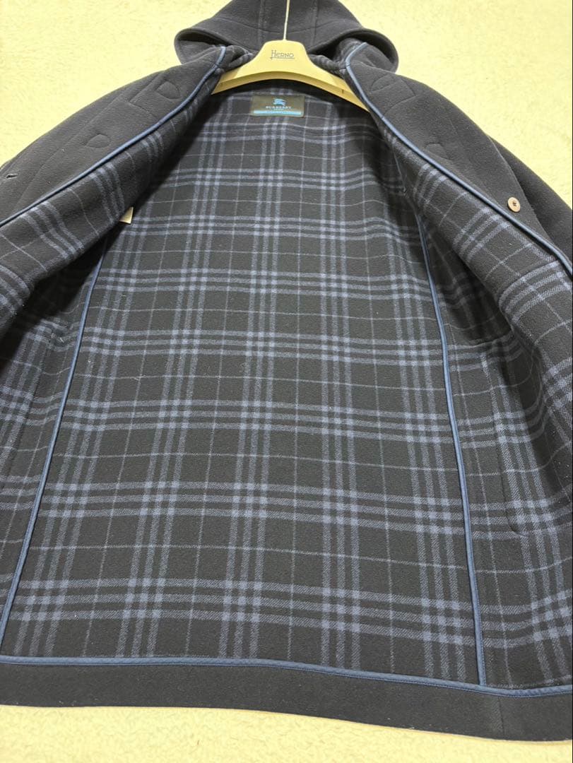 バーバリーロンドン ブルーレーベル ダッフルコート ネイビー Mサイズ