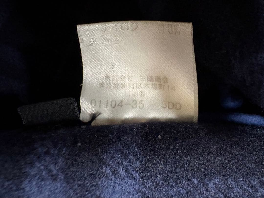 バーバリーロンドン ブルーレーベル ダッフルコート ネイビー Mサイズ