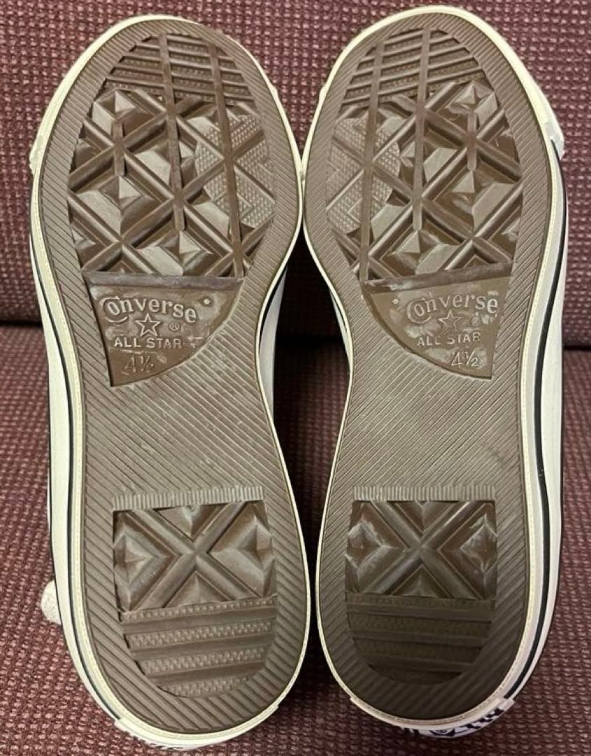 靴 CONVERSE ALL STAR HI WHITE MADE IN JAPAN