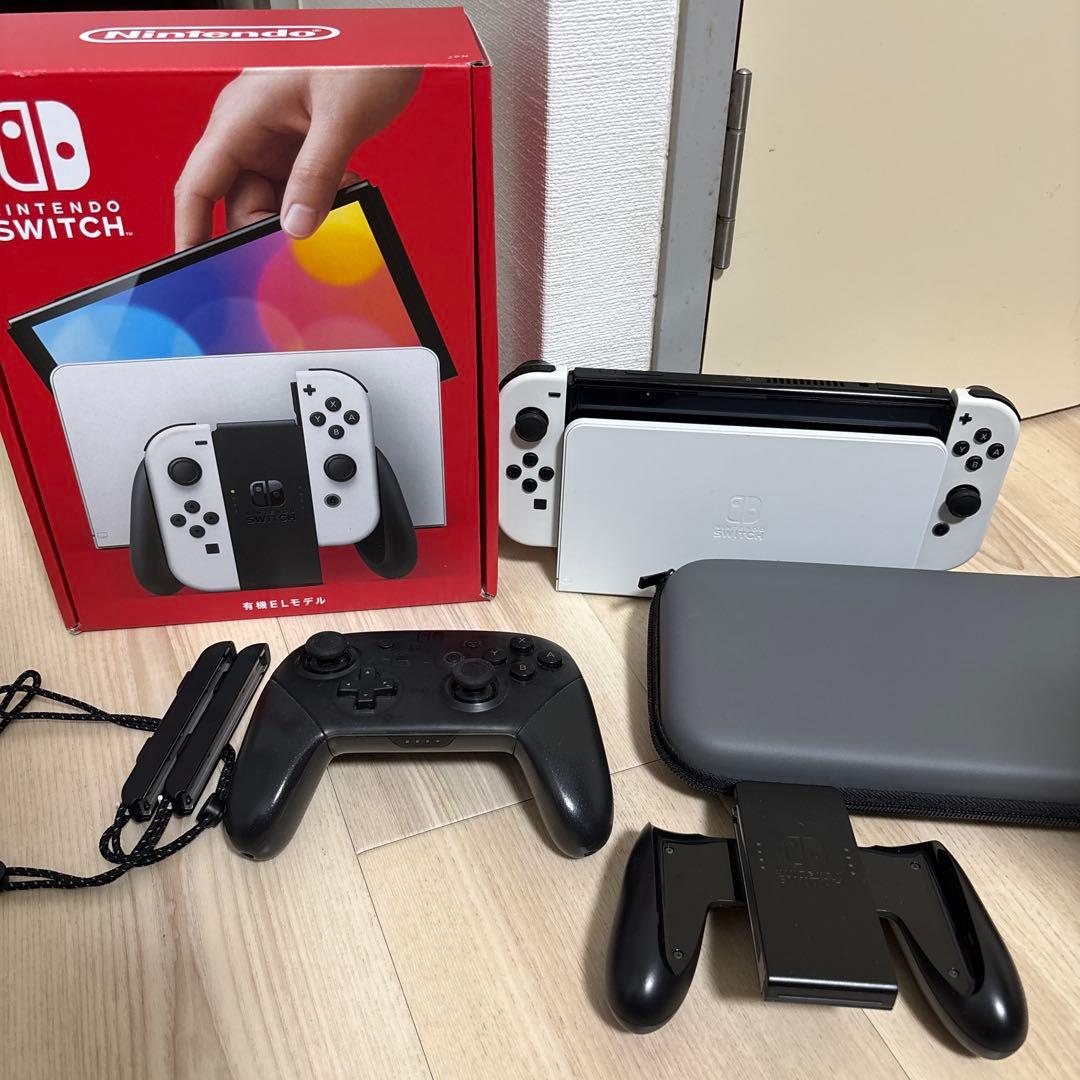 Nintendo Switch 有機EL プロコン スマブラ ケース 付属品など