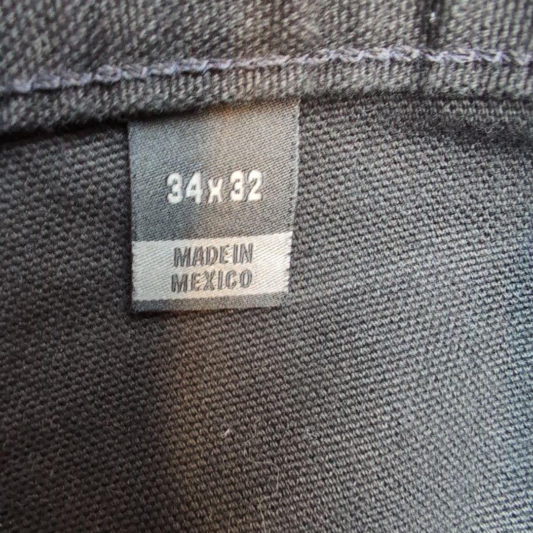 Carhartt ダブルニー　ブラック　B01　34×32　メキシコ製