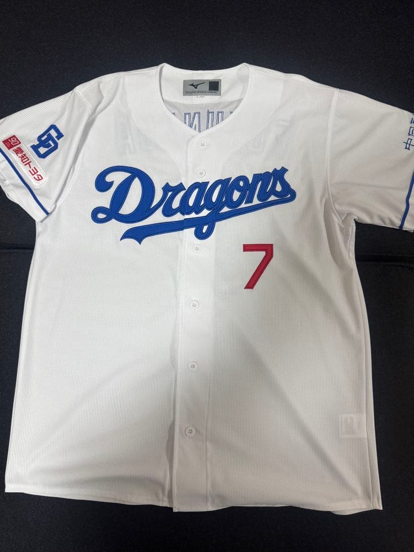 中日ドラゴンズ　福永裕基　ホームユニフォーム　L