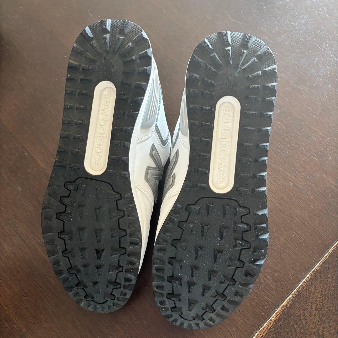 New Balance 574 ゴルフシューズ ホワイト 26cm