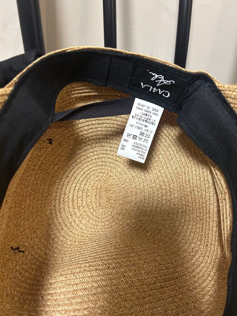 Acka ca4la コラボ jacquard ribbon casquett