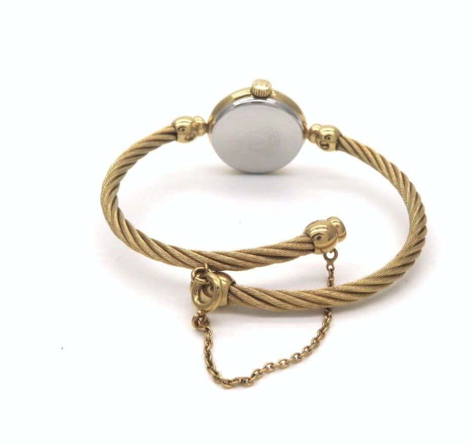 【シェリーライン】GUCCI ‘グッチ 時計‘ GPゴールド バングル☆極美品☆