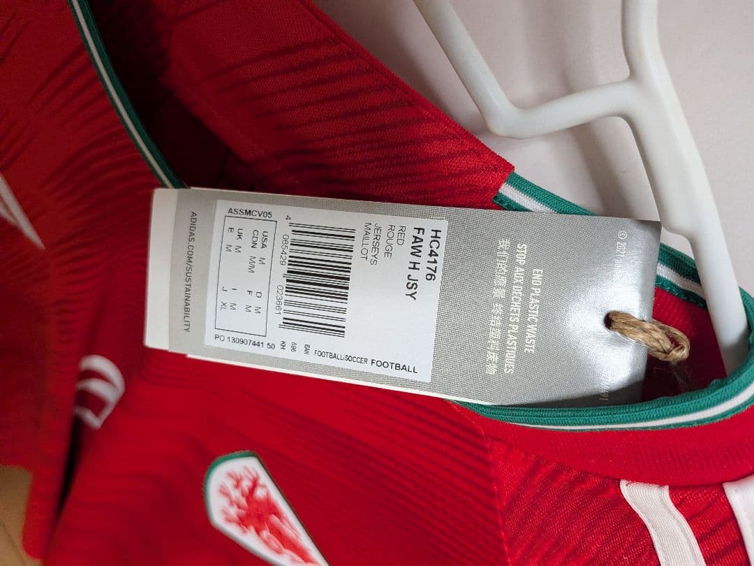 【最終値下げ】激レア正規品　ウェールズ代表　ネコ・ウィリアムズ　ユニフォーム