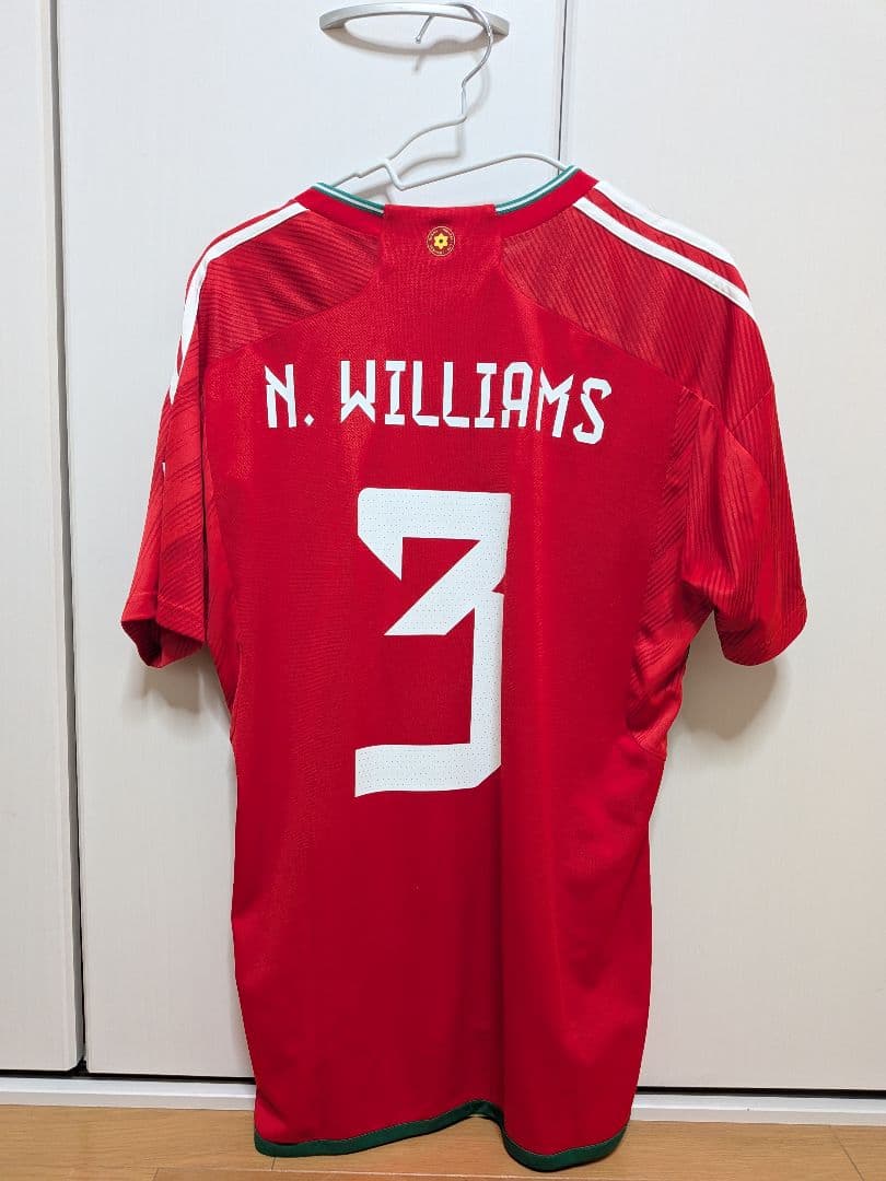 【最終値下げ】激レア正規品　ウェールズ代表　ネコ・ウィリアムズ　ユニフォーム