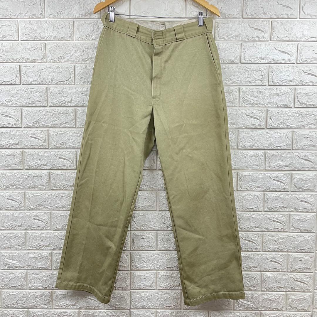 90s dickies 874 ワークパンツ　チノパンUSA製　31×28程度