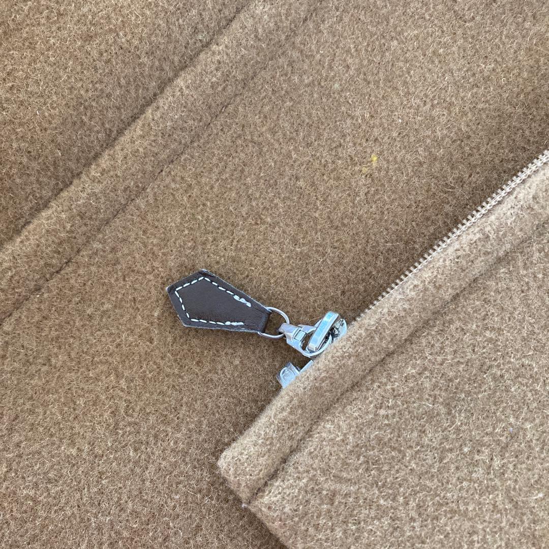 値下げBurbery Blue Label ベージュ チェック柄フードコート38