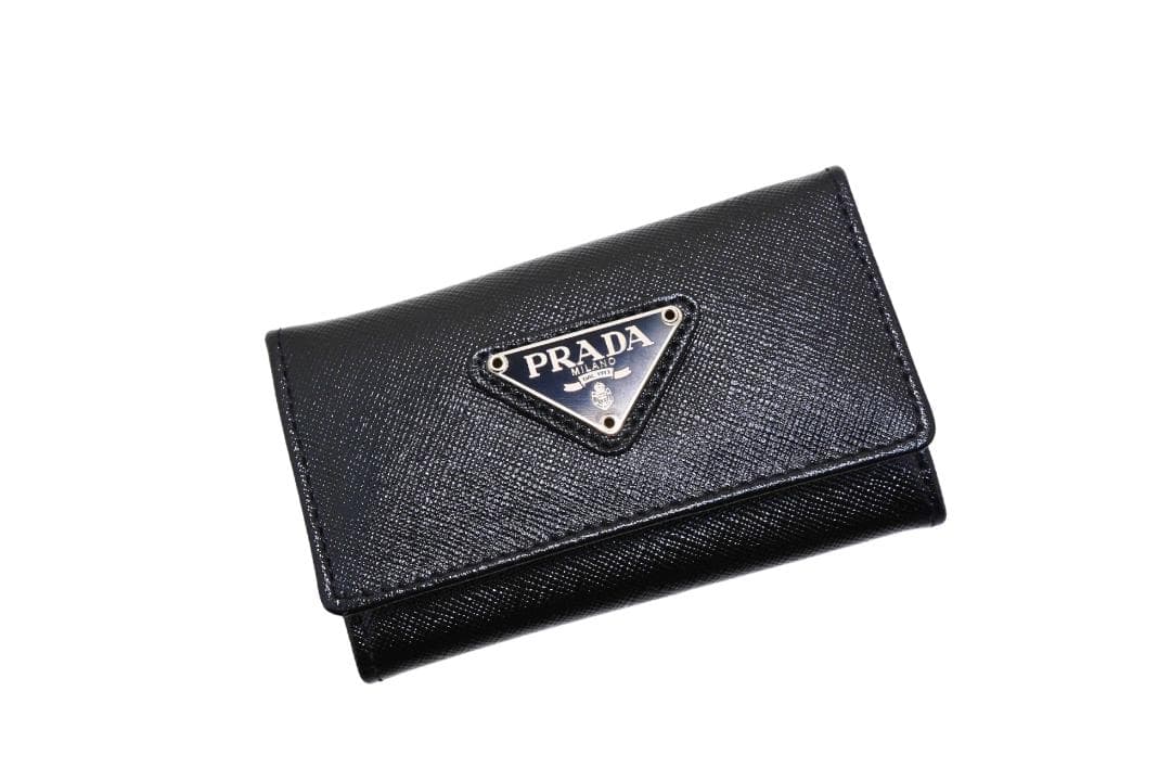 PRADA ブラックレザーキーケース 未使用保管品 6本