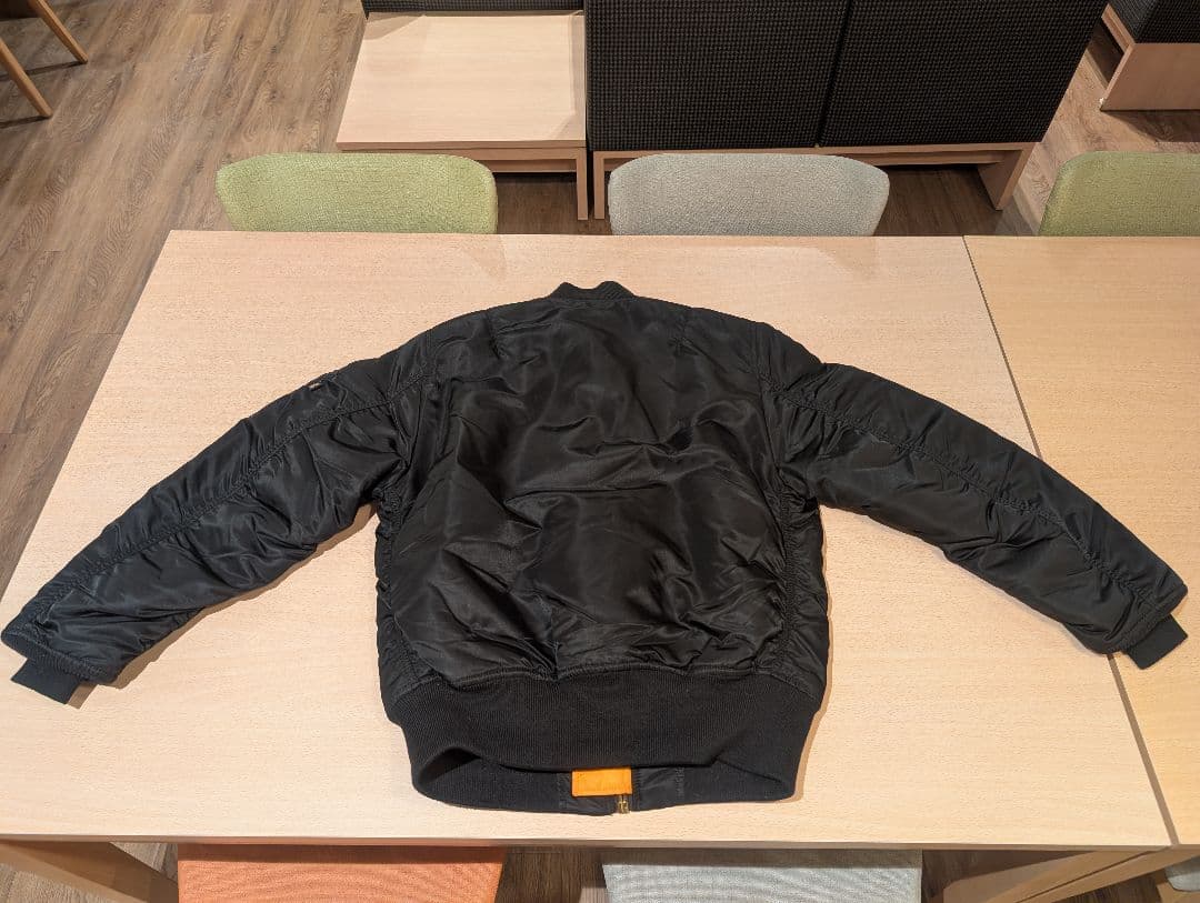 ALPHA INDUSTRIES MA-1ジャケット ブラック Sサイズ