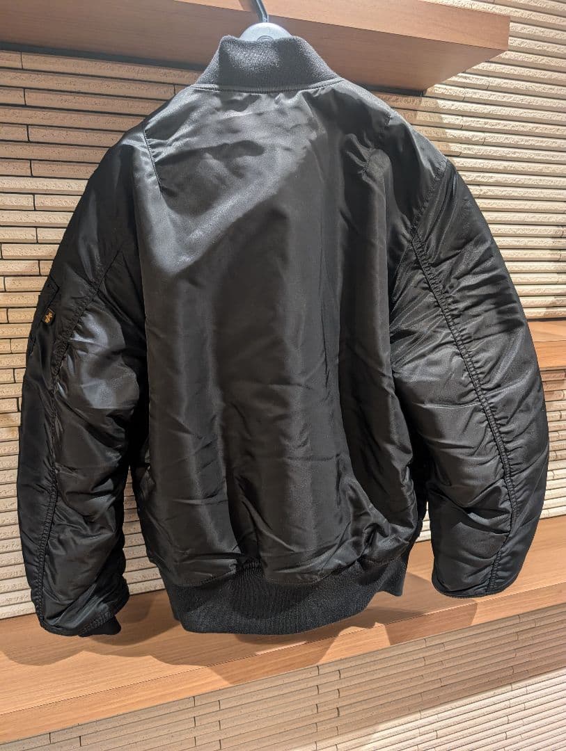 ALPHA INDUSTRIES MA-1ジャケット ブラック Sサイズ