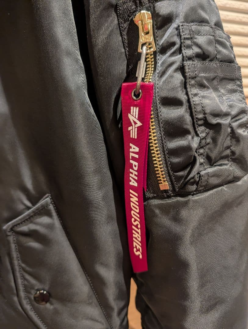 ALPHA INDUSTRIES MA-1ジャケット ブラック Sサイズ
