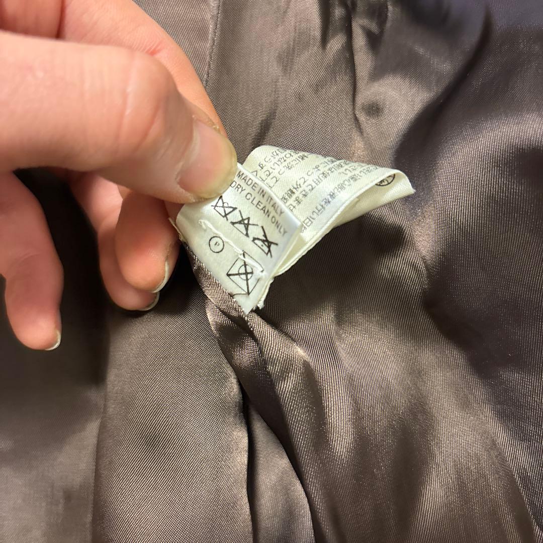 COLOMBO ダブルブレストコート メルトン 50 XLサイズ相当 パイピング