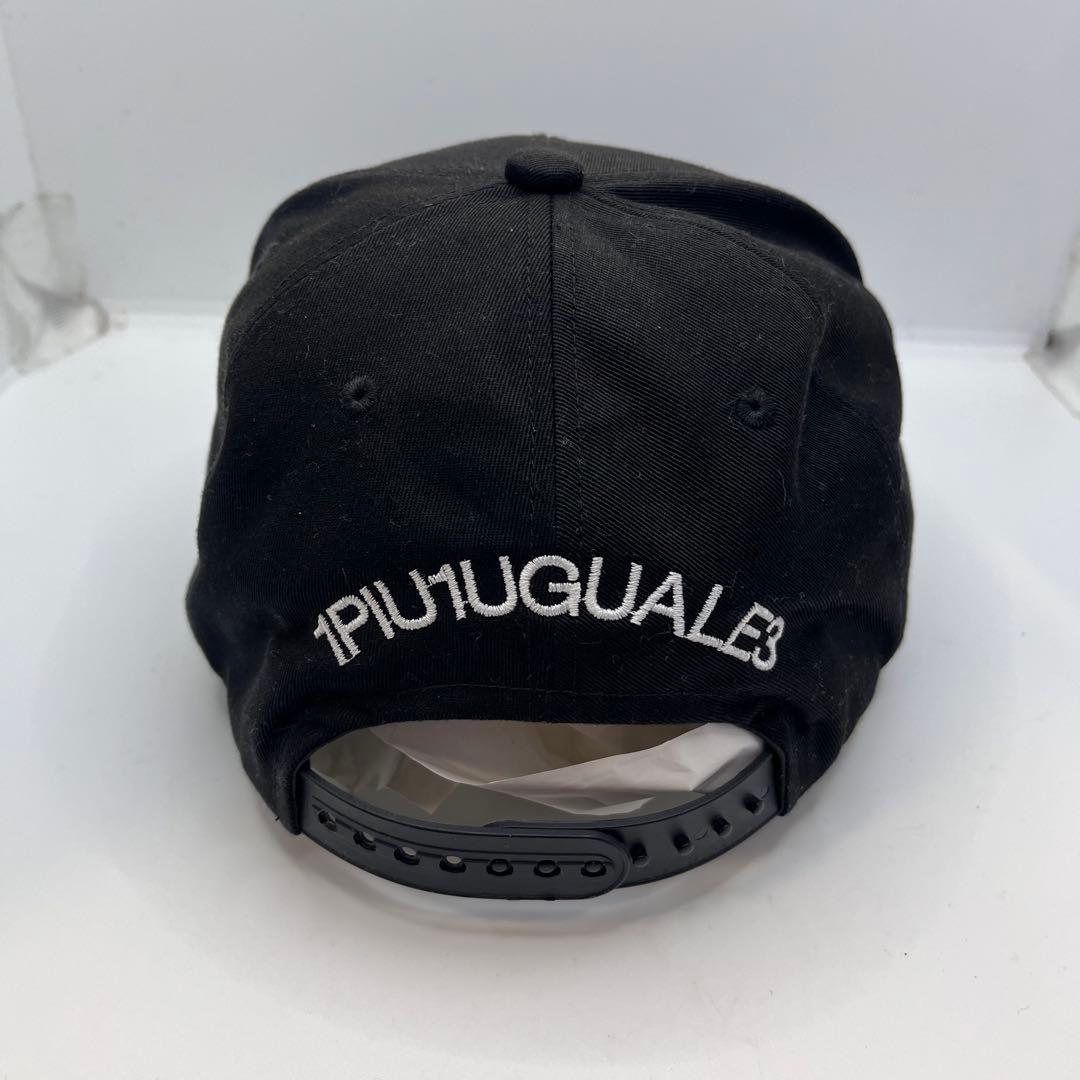 1PIU1UGUALE3 GOLF キャップ ブラックウノピュウノウグァーレトレ