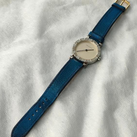 稼働品 Tiffany ティファニー アトラス SV925 銀製 エルメスベルト