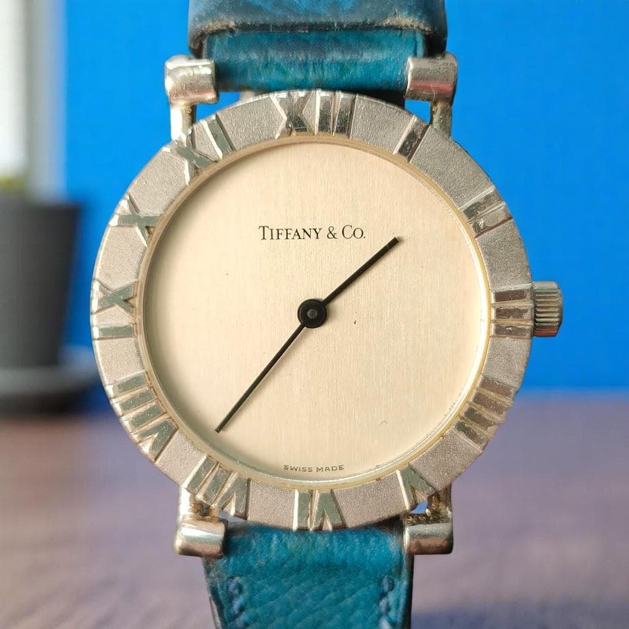 稼働品 Tiffany ティファニー アトラス SV925 銀製 エルメスベルト