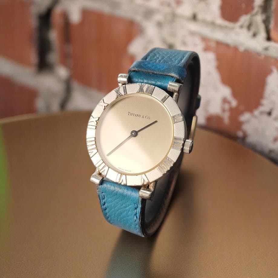 稼働品 Tiffany ティファニー アトラス SV925 銀製 エルメスベルト