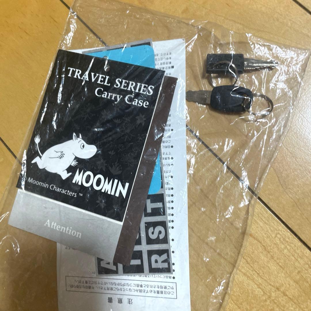 【廃盤品・希少】ムーミン　機内持込サイズ　紺色　キャリーケース　49ℓ