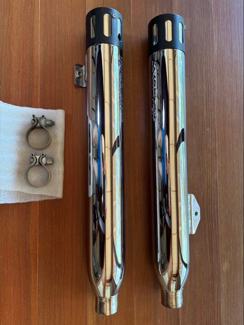 【美品】ハーレー FX-Dスクリーミンイーグル スリップオンマフラー