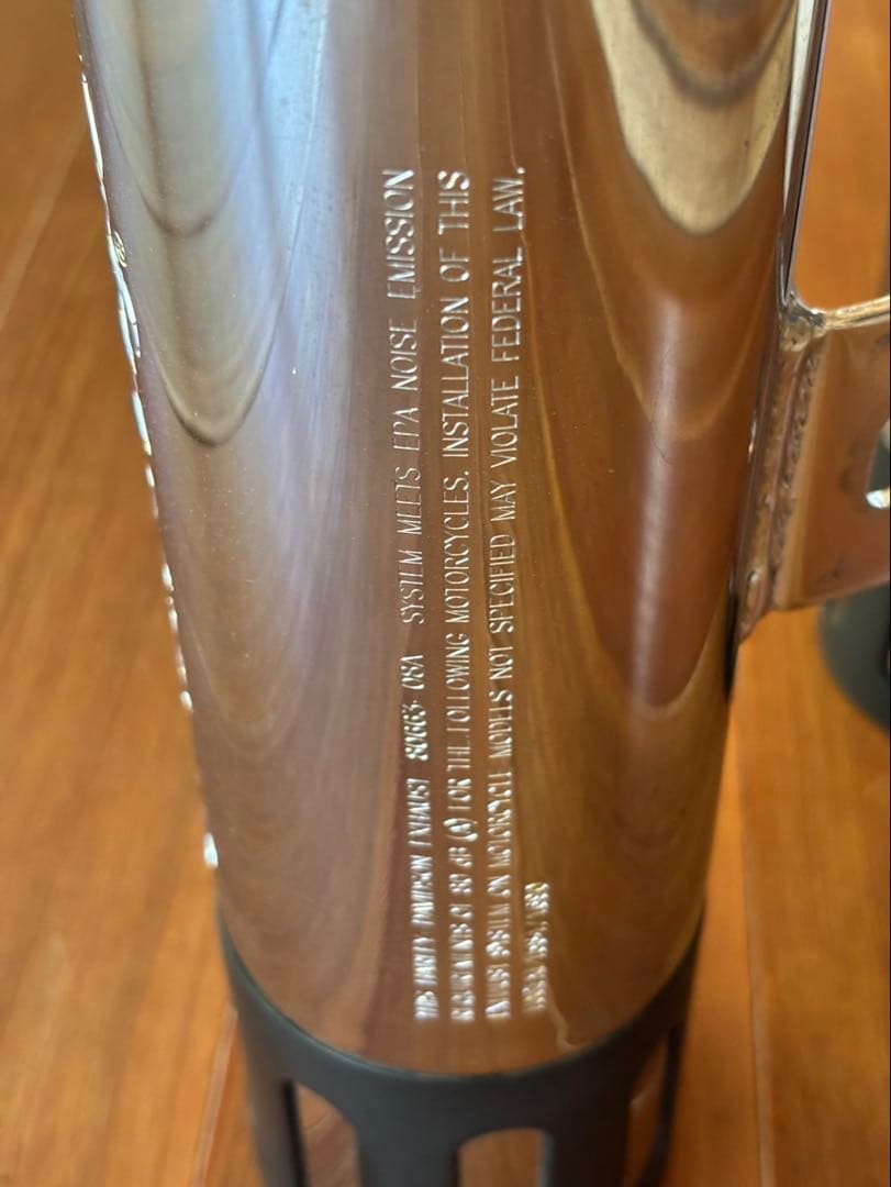 【美品】ハーレー FX-Dスクリーミンイーグル スリップオンマフラー