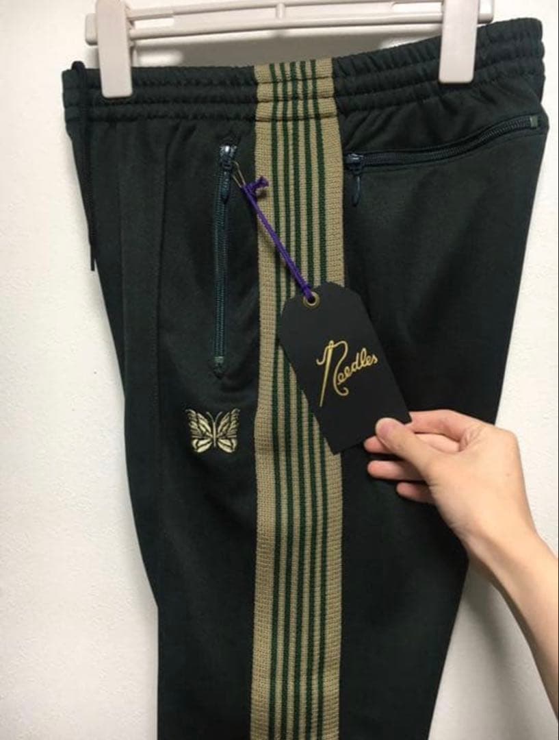 needles 21aw トラックパンツ　ナロータイプ　DK.GREEN