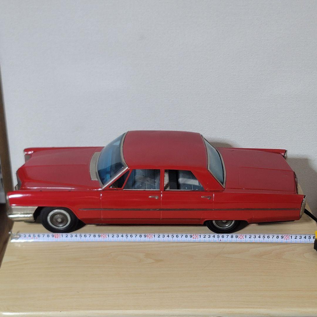 野村トーイ ブリキ キャデラック赤 65cm