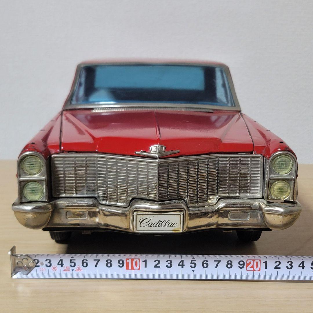 野村トーイ ブリキ キャデラック赤 65cm