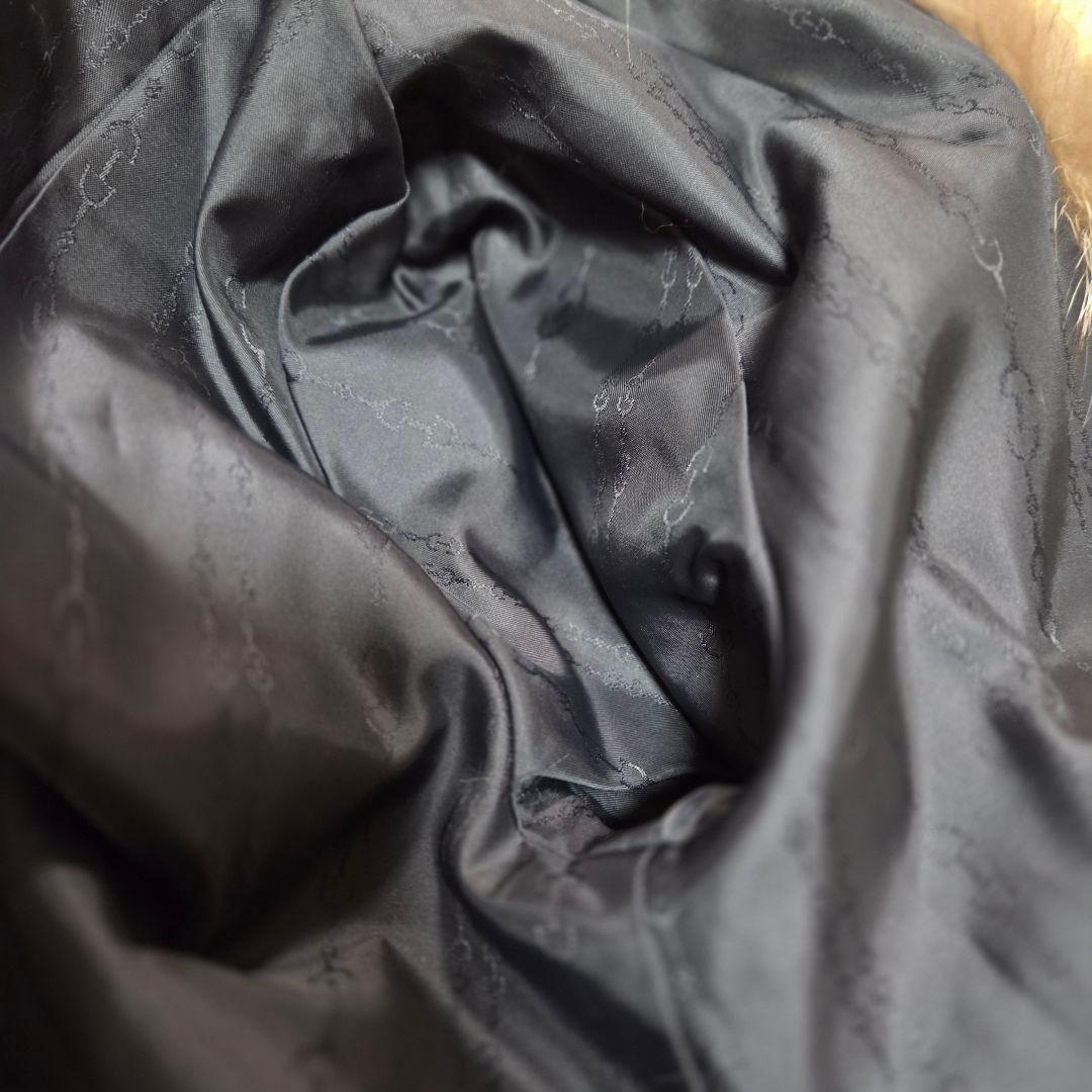 女優襟 シルバーフォクス 11号 肉厚 本物 リアルファーコート